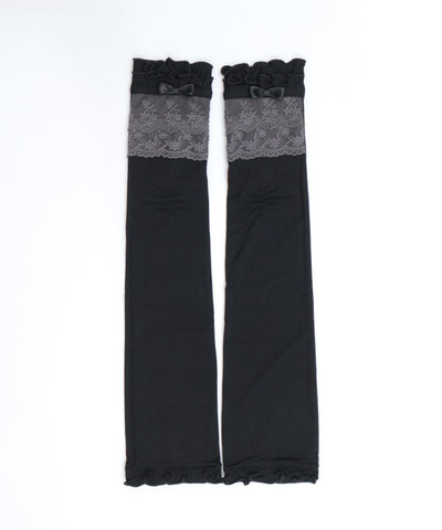 Lace Layered Long UV Gloves