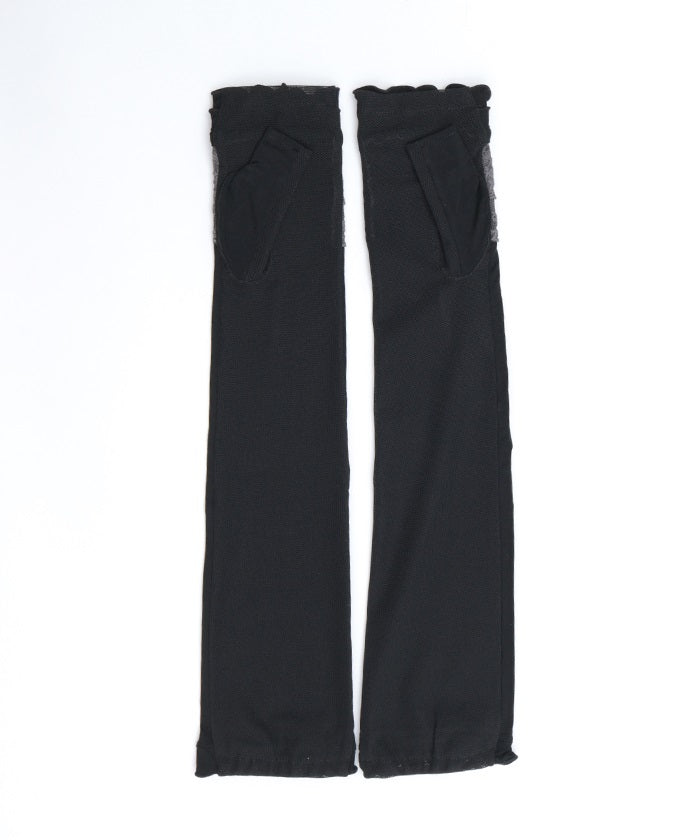 Lace Layered Long UV Gloves
