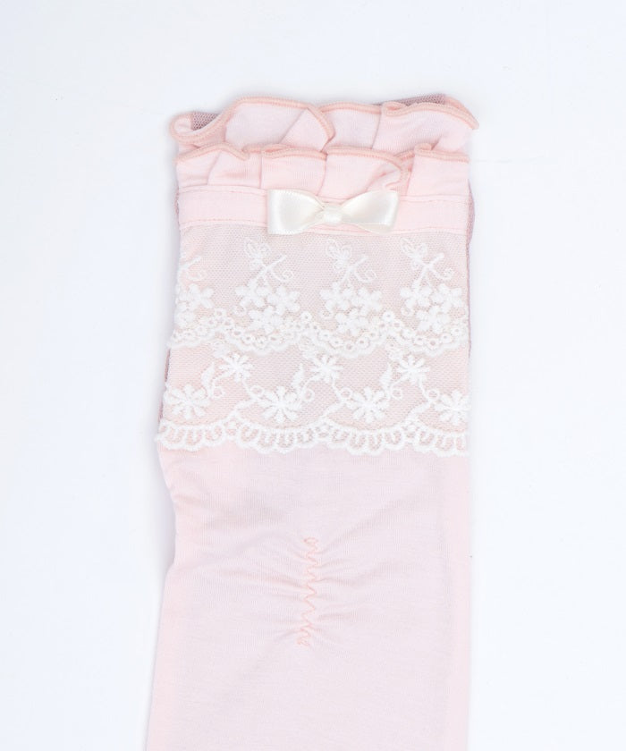 Lace Layered Long UV Gloves
