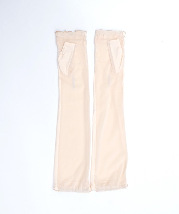 Lace Layered Long UV Gloves