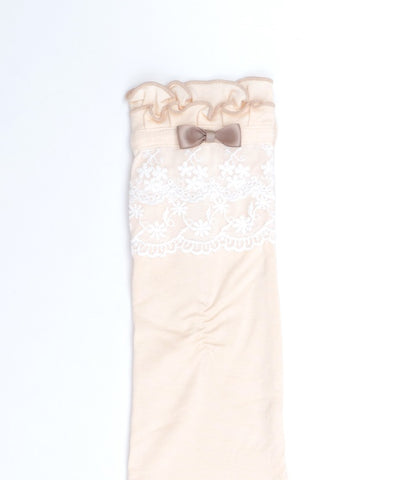 Lace Layered Long UV Gloves