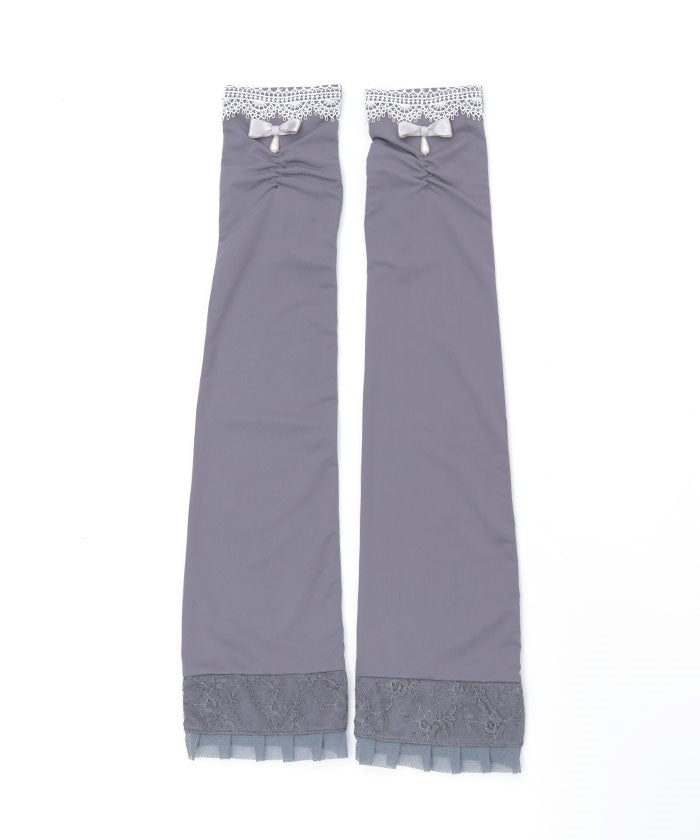 Contact Cooling Lace Design UV Gloves