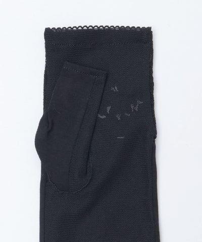 Ribbon Rose Lace Long UV Gloves