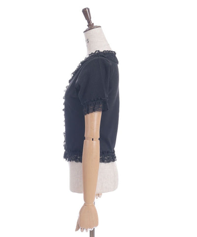 Frill Lace Rib Top