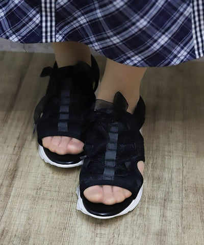 Ribbon Design Sneaker Sandals