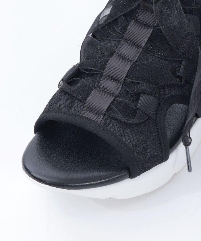Ribbon Design Sneaker Sandals