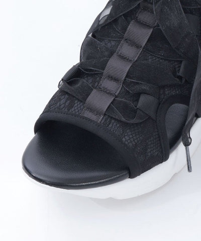 Ribbon Design Sneaker Sandals