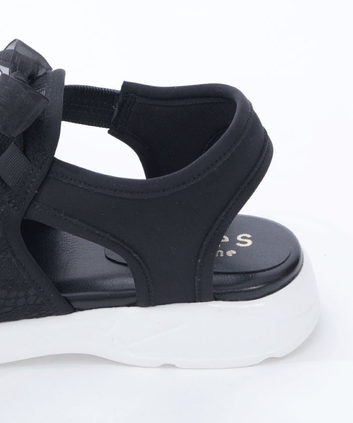 Ribbon Design Sneaker Sandals