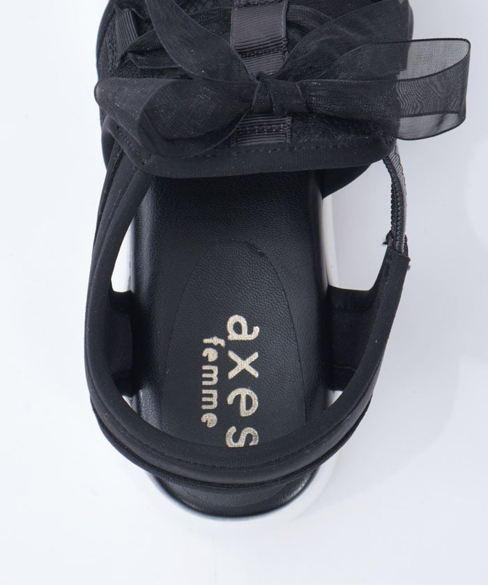 Ribbon Design Sneaker Sandals