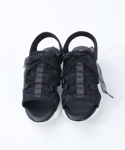 Ribbon Design Sneaker Sandals