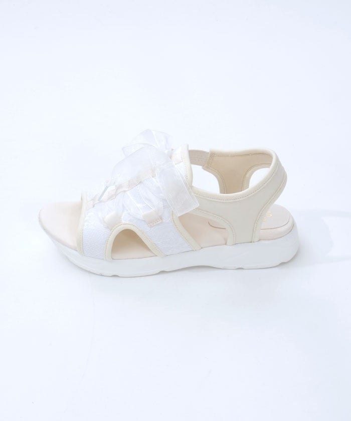 Ribbon Design Sneaker Sandals