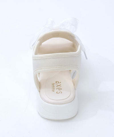 Ribbon Design Sneaker Sandals