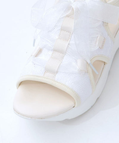 Ribbon Design Sneaker Sandals