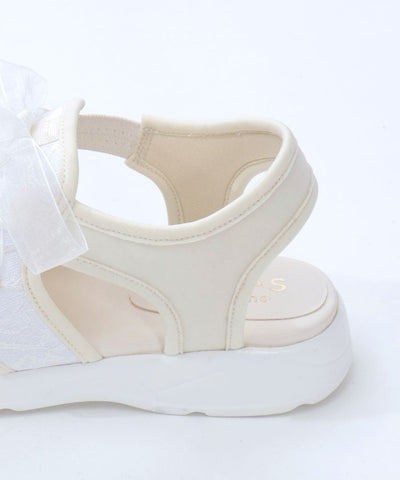 Ribbon Design Sneaker Sandals