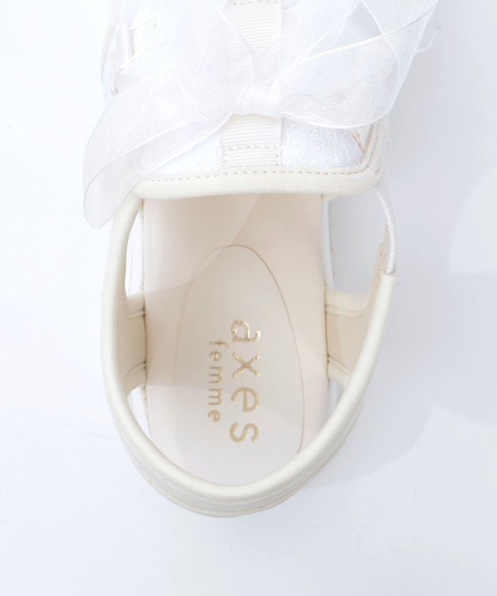 Ribbon Design Sneaker Sandals