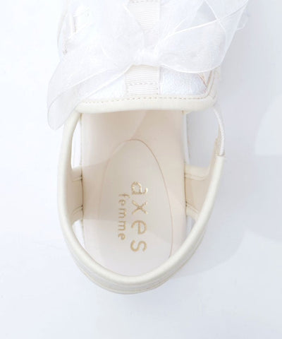 Ribbon Design Sneaker Sandals