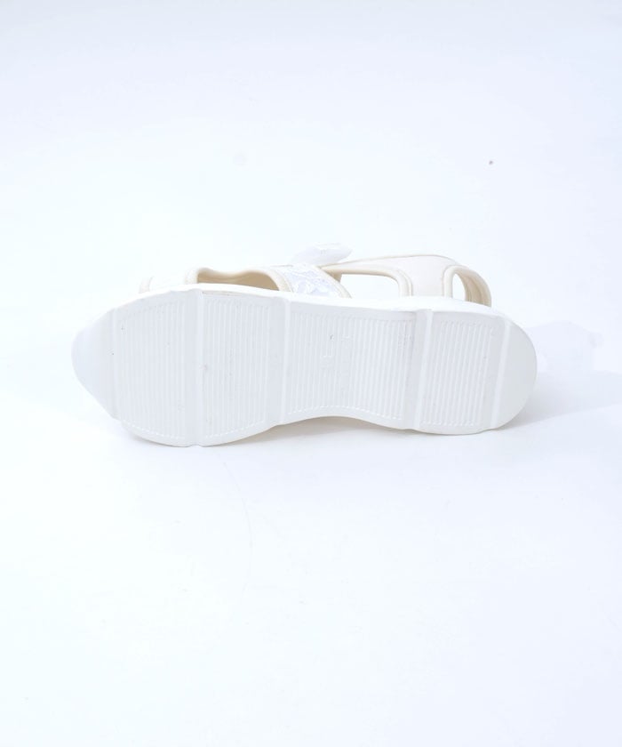 Ribbon Design Sneaker Sandals