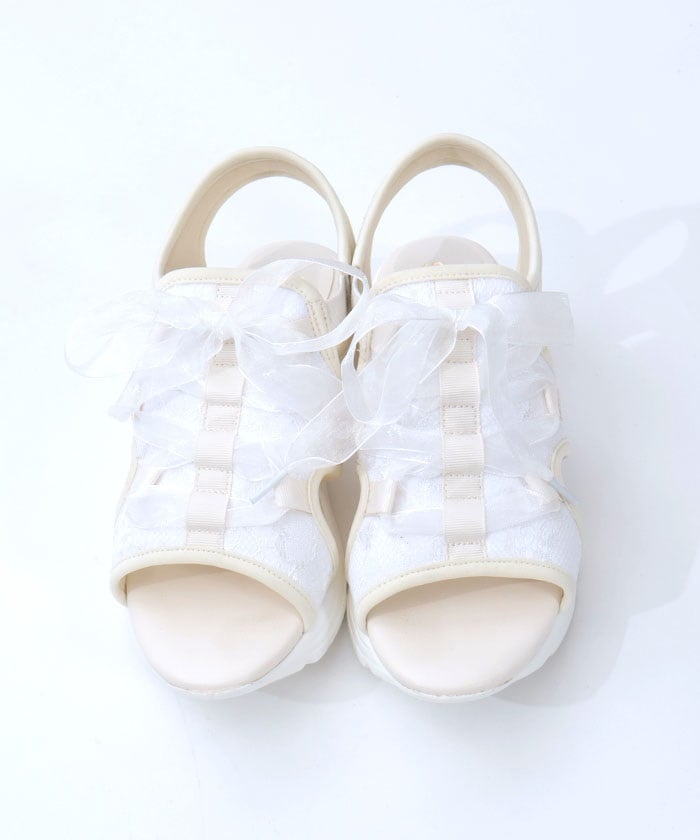 Ribbon Design Sneaker Sandals