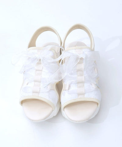 Ribbon Design Sneaker Sandals