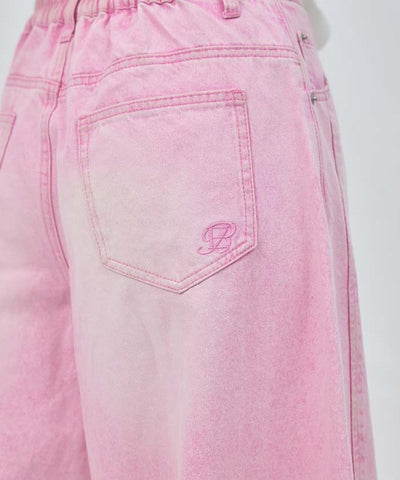 Volume Wide Denim Pants