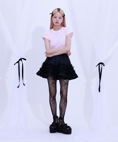 Gradation Frill Skirt