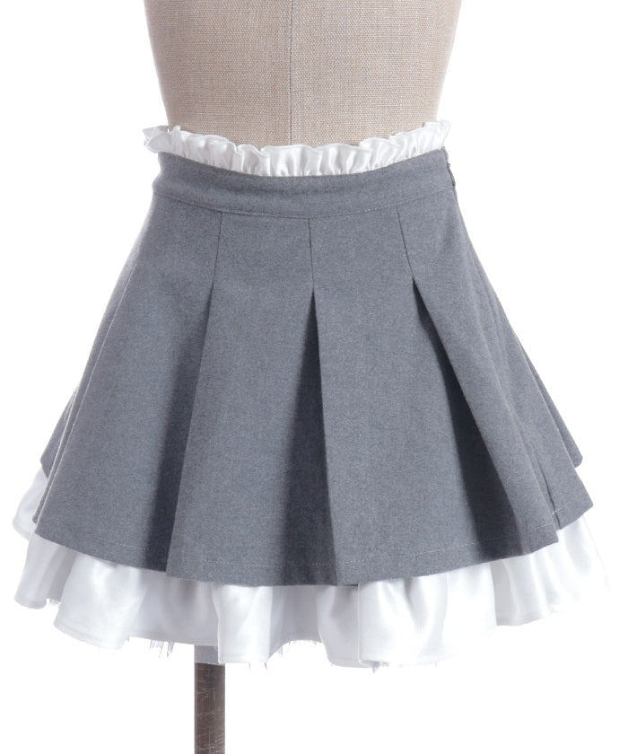 Layered Pleated Skirt – axes femme from JAPAN