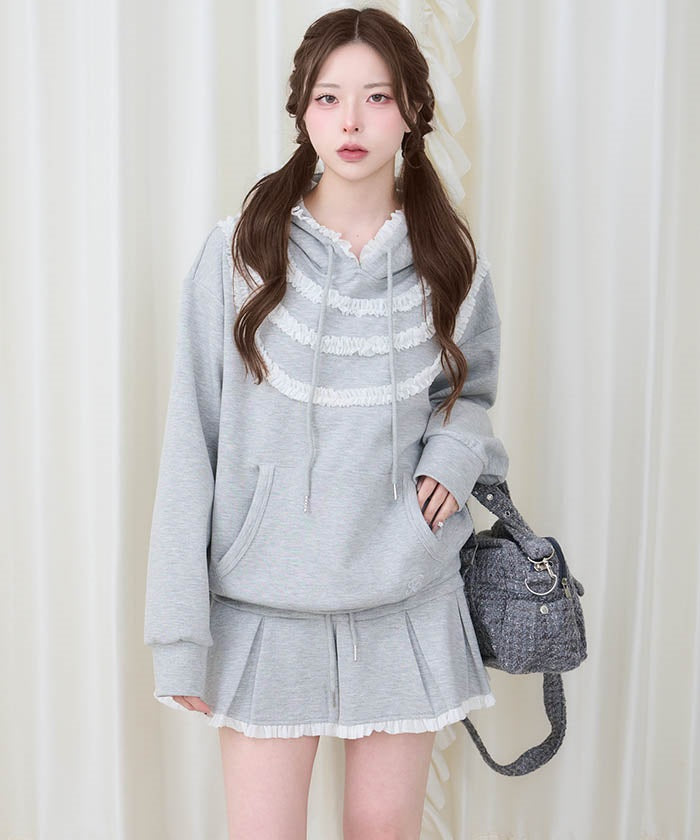 Frill Sweatshirt Matching Set – axes femme from JAPAN