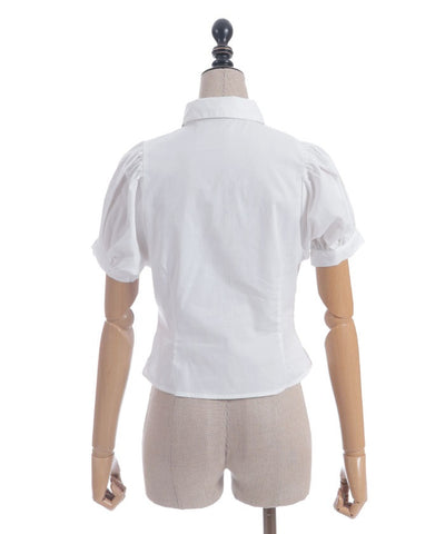 Lace Volume Frill Blouse