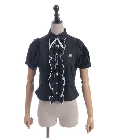 Lace Volume Frill Blouse