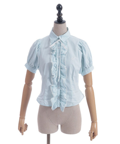 Lace Volume Frill Blouse