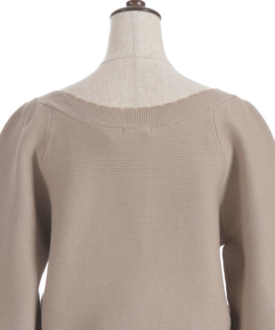 Off-Shoulder Knit Pullover