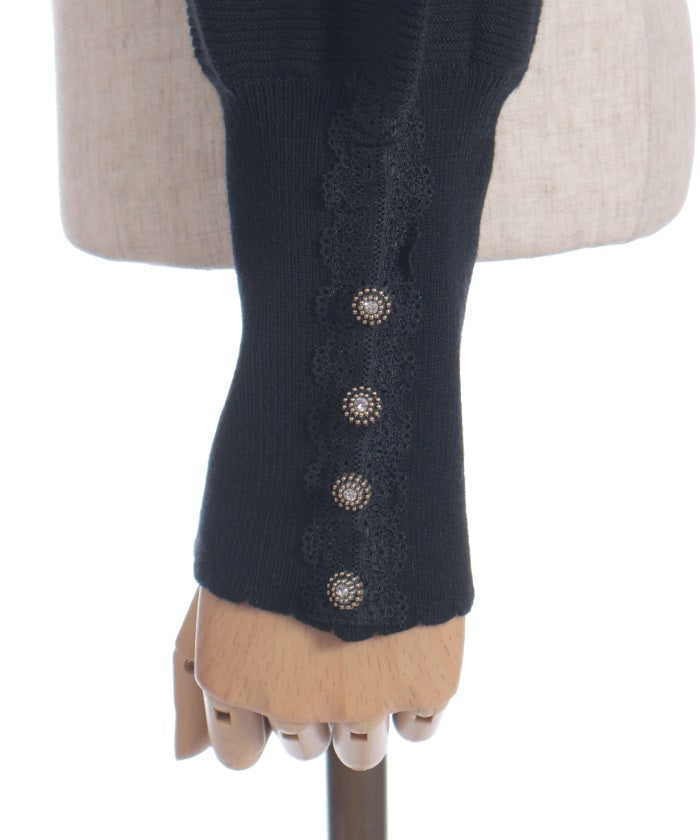 Off-Shoulder Knit Pullover