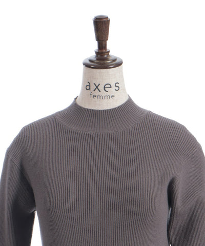 Bicolor Knit Pullover