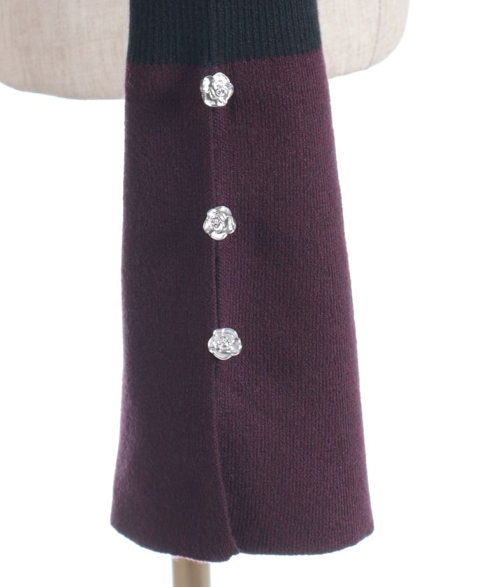 Bicolor Knit Pullover