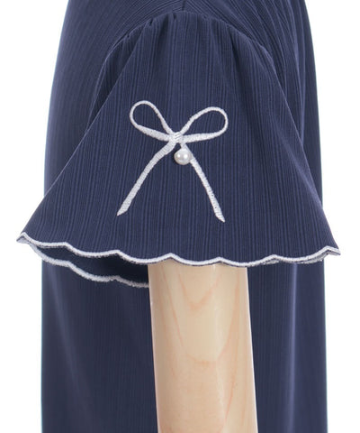 Ribbon & Scalloped Top