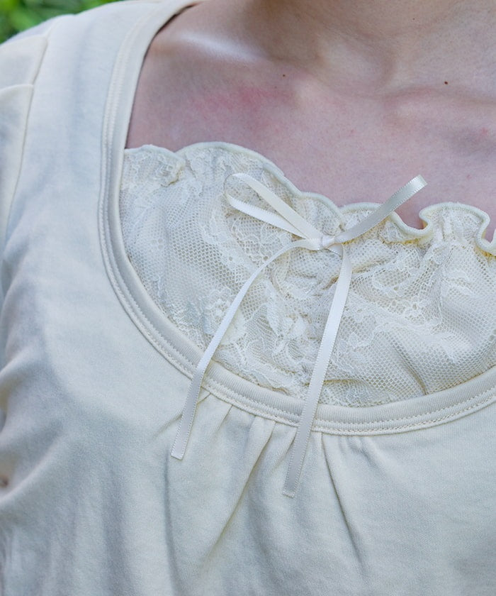 Drawstring Layered Style Top