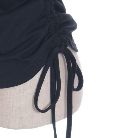 Drawstring Layered Style Top