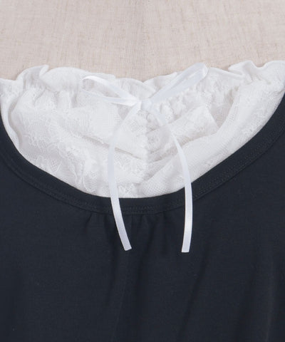 Drawstring Layered Style Top