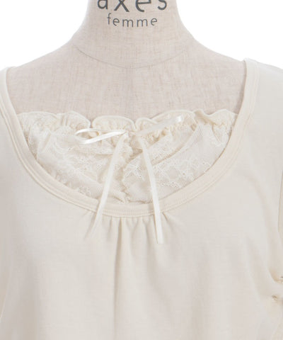 Drawstring Layered Style Top