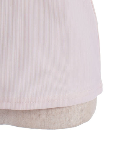 Ribbon & Scalloped Embroidery Pullover