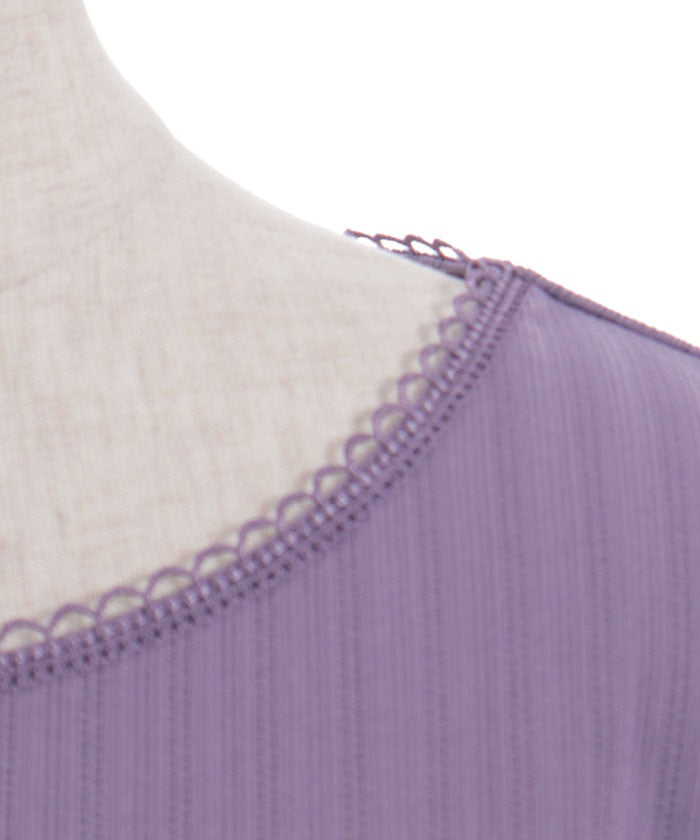 Color Tulle Lace Pullover