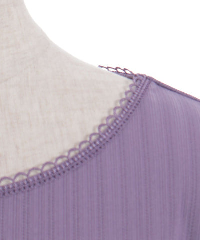 Color Tulle Lace Pullover