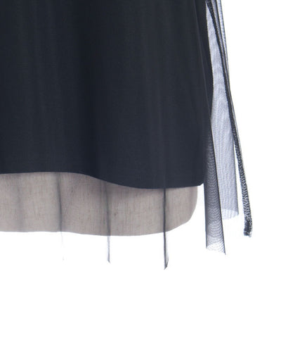 Lace Layered Sleeve Tulle Pullover