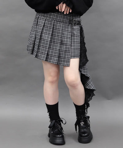 Side Frill Mini Skirt