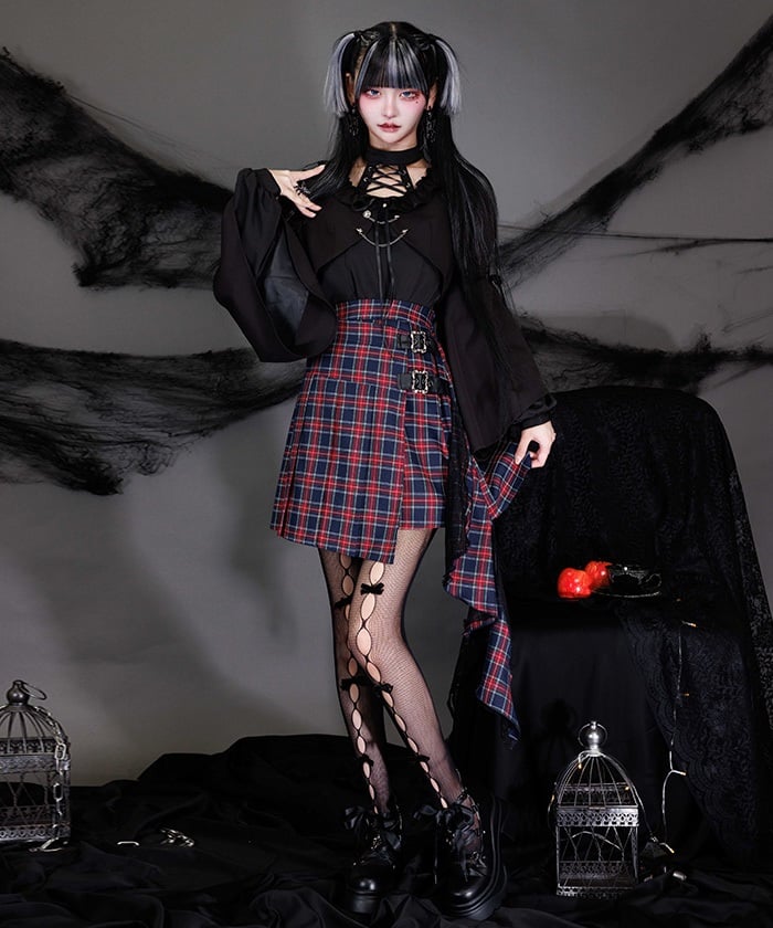 Side Frill Mini Skirt