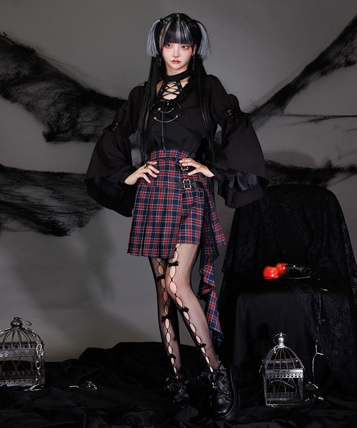 Side Frill Mini Skirt