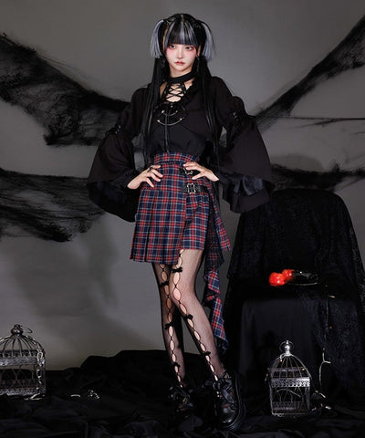 Side Frill Mini Skirt