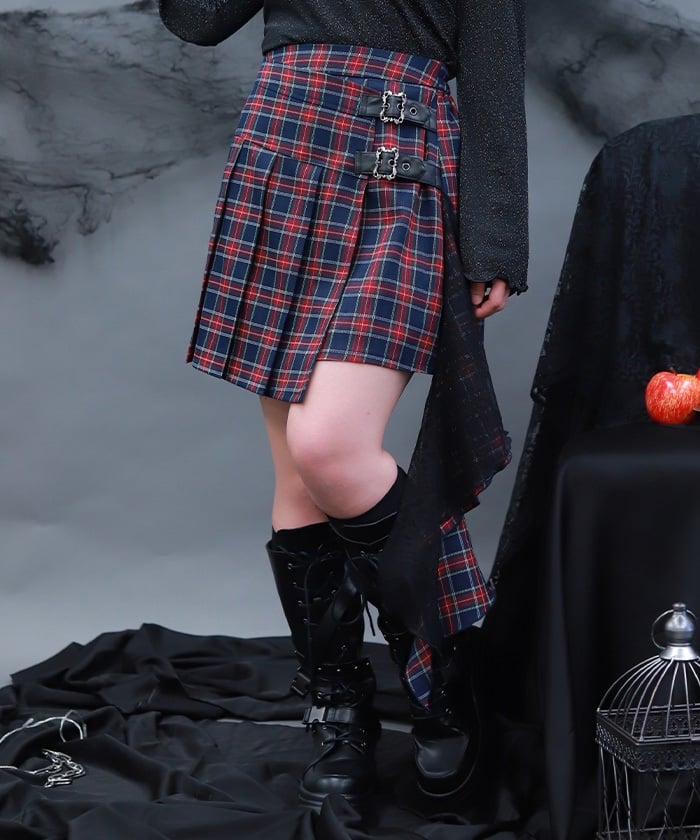 Side Frill Mini Skirt