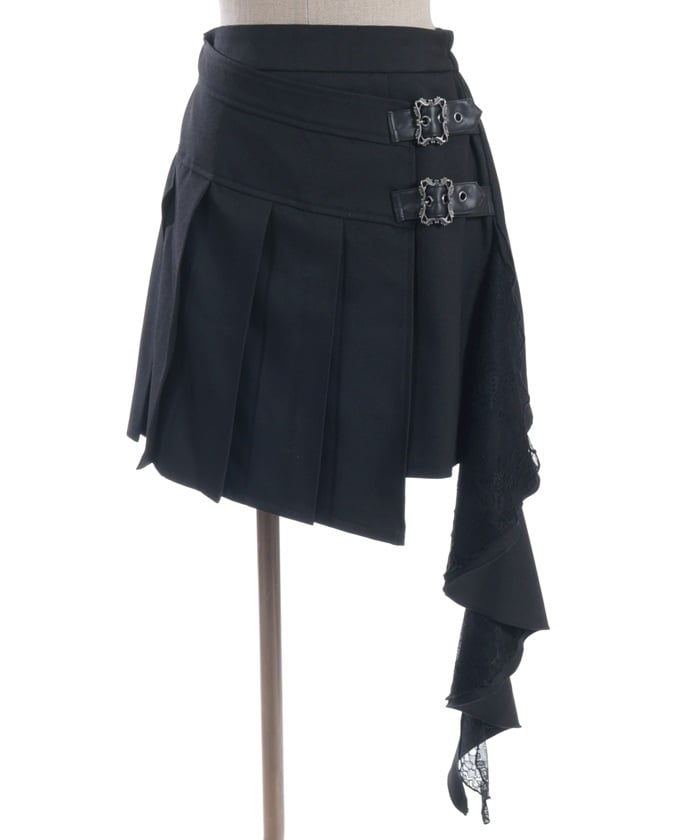 Side Frill Mini Skirt