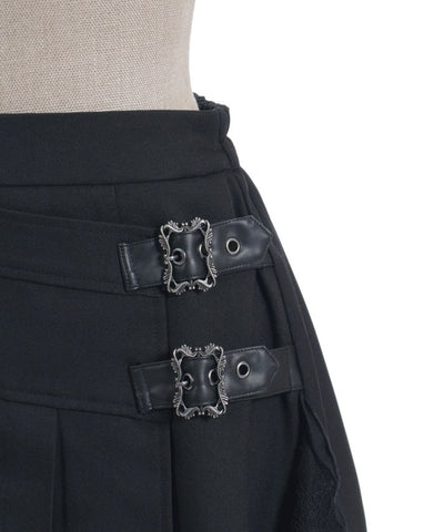 Side Frill Mini Skirt